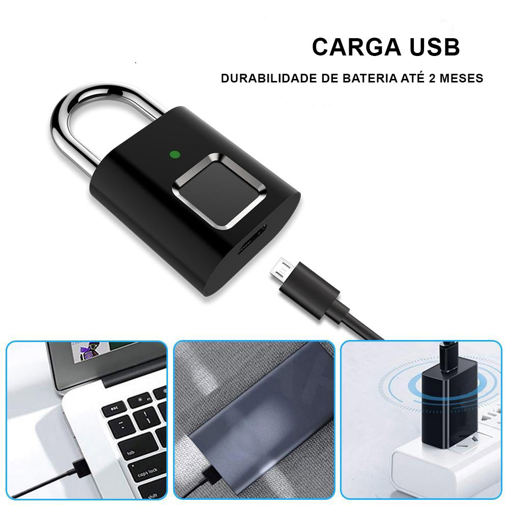 Cadeado Biométrico Inteligente Original